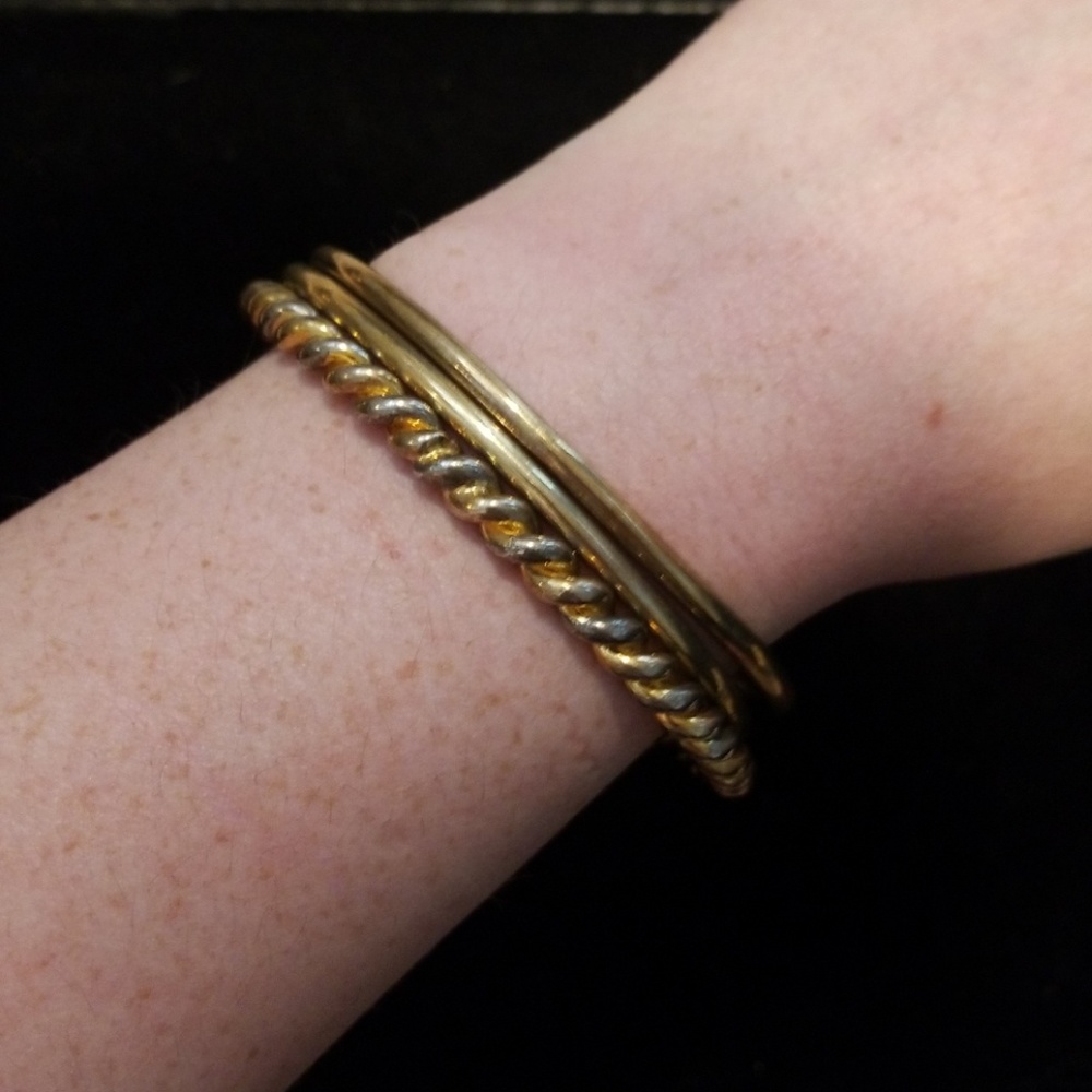 Vintage Gold Bangles